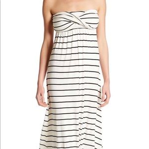 The vanity room strapless maxi dress